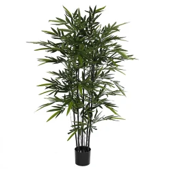 Castorama Bambou Noir Artificiel En Pot Plastique ø75 X H.150 Cm