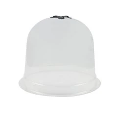 Castorama Cloche à Salade Petit Modèle Verve En Polyéthylène Transparent Ø25,5 X H.20,5 Cm