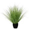 Castorama Gras Vert Artificiel ø50 X H.68 Cm En Pot Plastique ø14,5 Cm