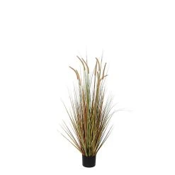 Castorama Herbe Panache Dogtail Artificiel En Pot Vert ø35 X H.92 Cm
