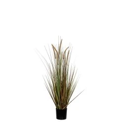 Castorama Herbe Panache Dogtail Vert Artificiel En Pot ø45 X H.120 Cm