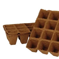 Castorama Lot De 3 Plaques De 12 Godets De Culture Jany L. 5 Cm X L. 4 Cm Fibre De Bois