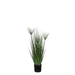 Castorama Papyrus Artificiel En Pot Plastique Vert ø12,5 X H.76 Cm