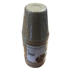 Castorama Pots Ronds Biodégradables Coloris Marron Ø8 X H.8 Cm (lot De 20)