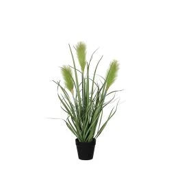 Castorama Roseau Vert Artificiel ø30 X H.53 Cm En Pot Plastique ø10 Cm